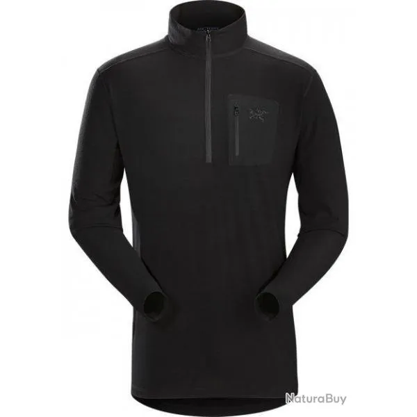 ArcTeryx LEAF Cold WX Zip Neck AR Noir XL