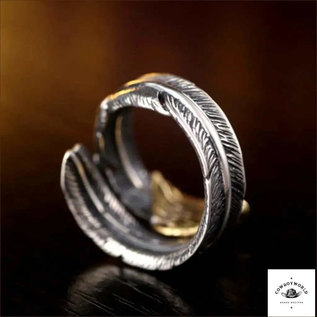 Bague Western Aigle (Argent)