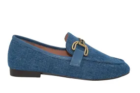 Bibilou mocassin 582z67 toile navy