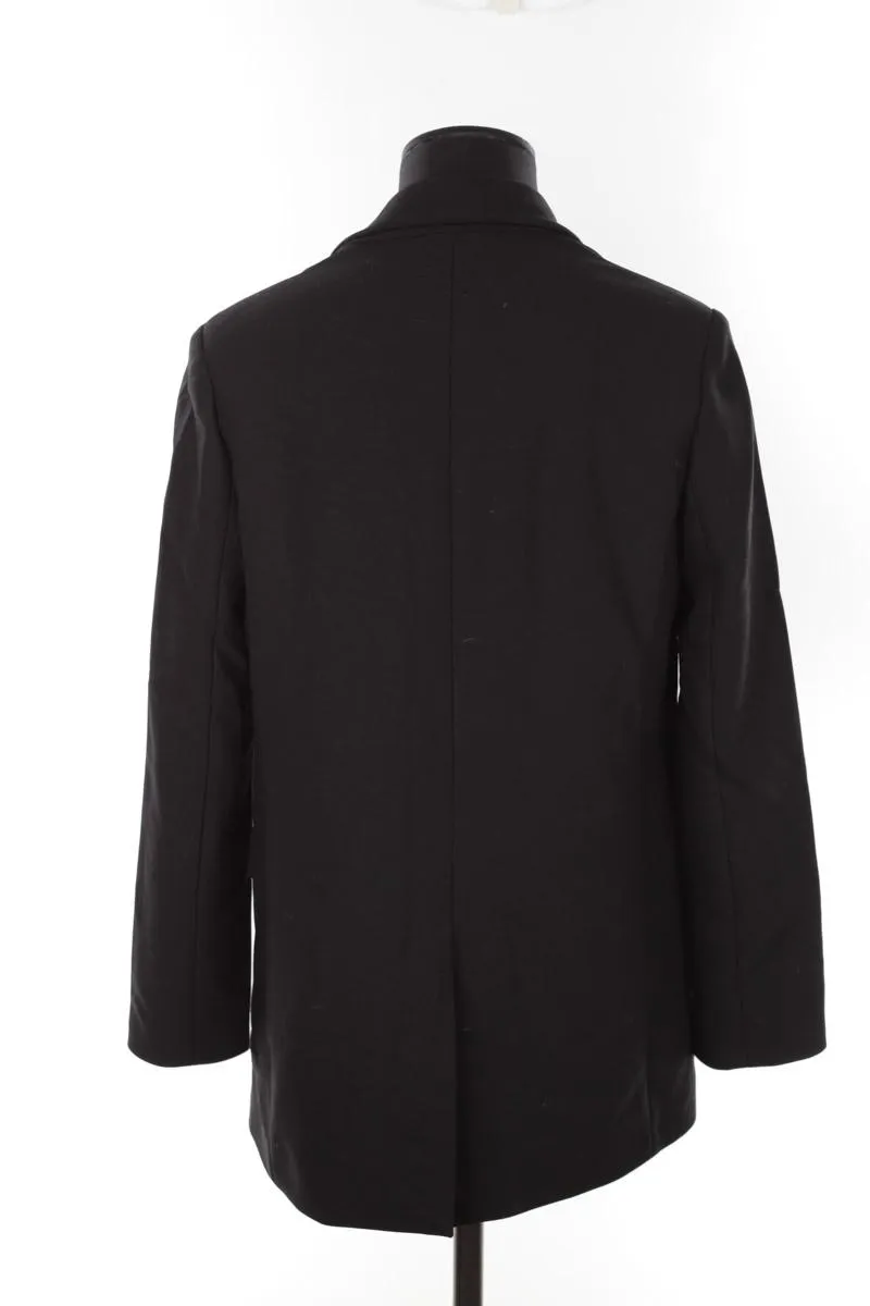 Blazer Maje noir. Matière principale polyester. Taille 36.