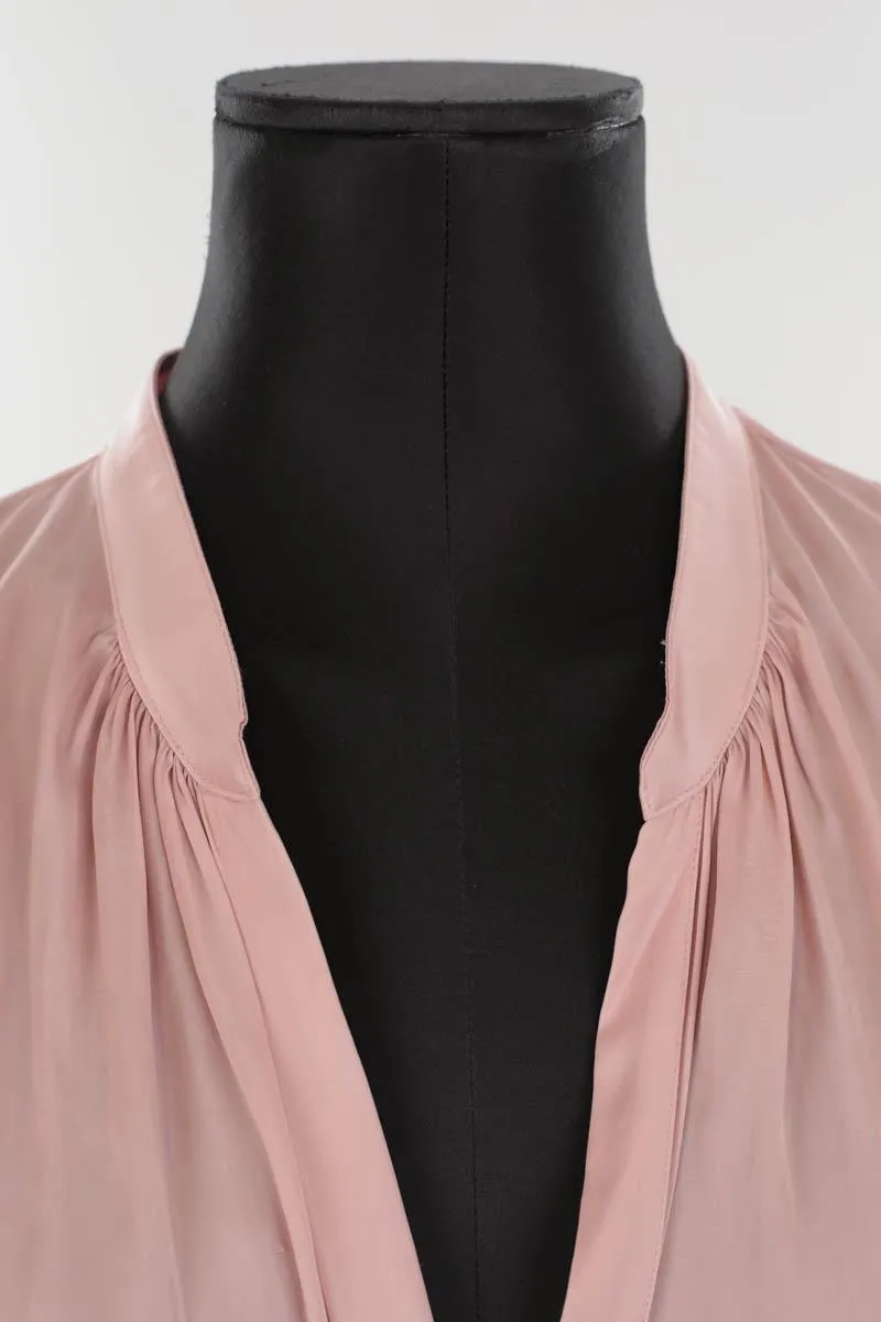 Blouse  Zadig & Voltaire rose. Matière principale polyester. Taille 38.