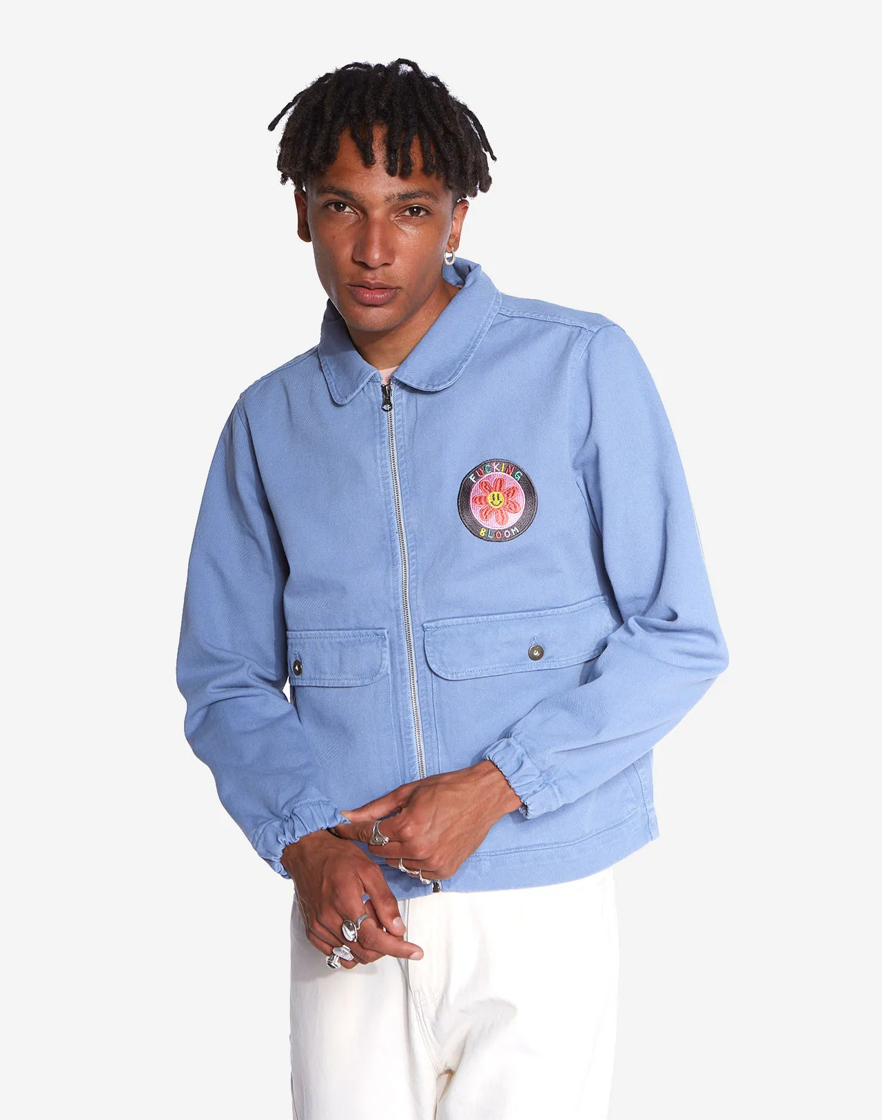 Blouson Bethel bleu azur Taille L Couleurs Bleu azur