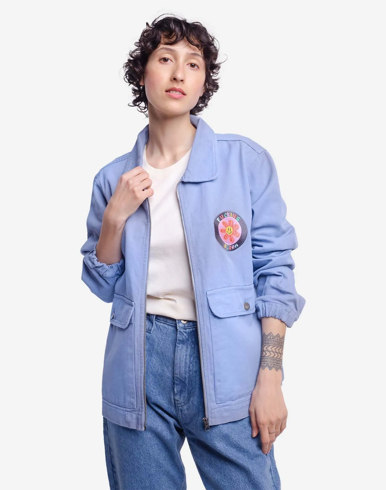 Blouson Bethel bleu azur Taille L Couleurs Bleu azur