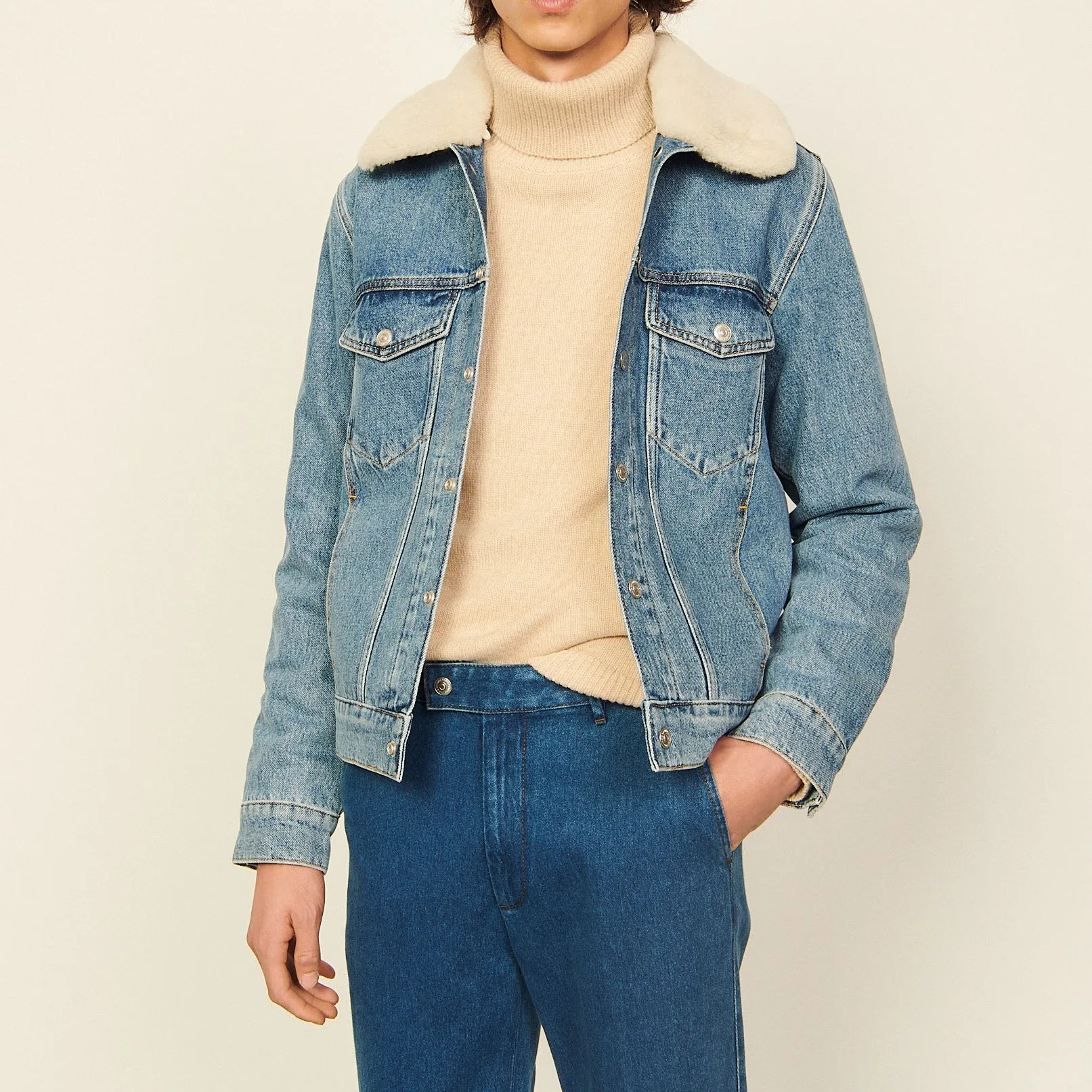 BLOUSON Blue Vintage - Denim