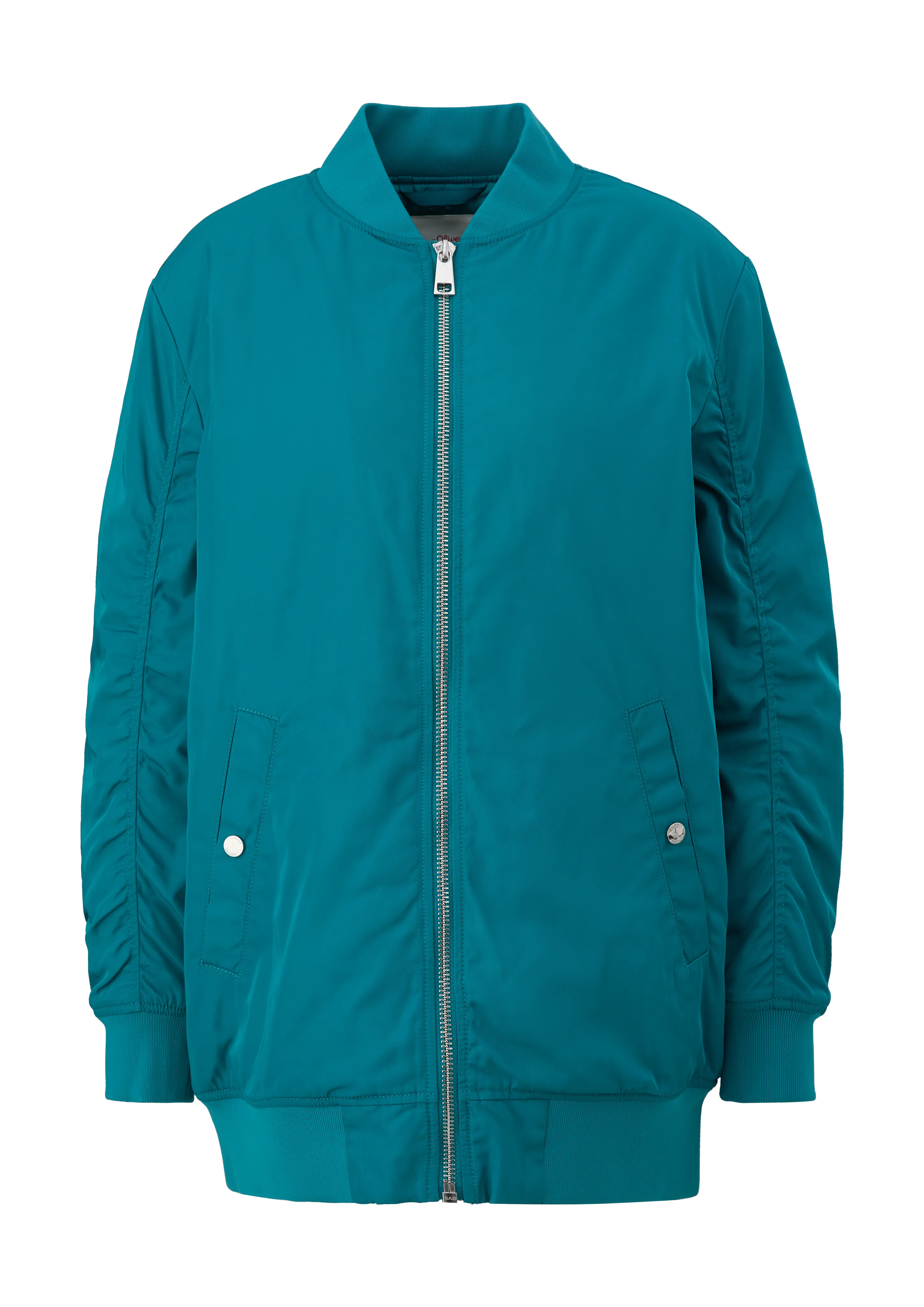 Blouson bombardier froncé