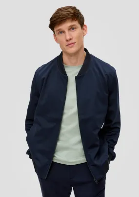 Blouson en mélange de matières