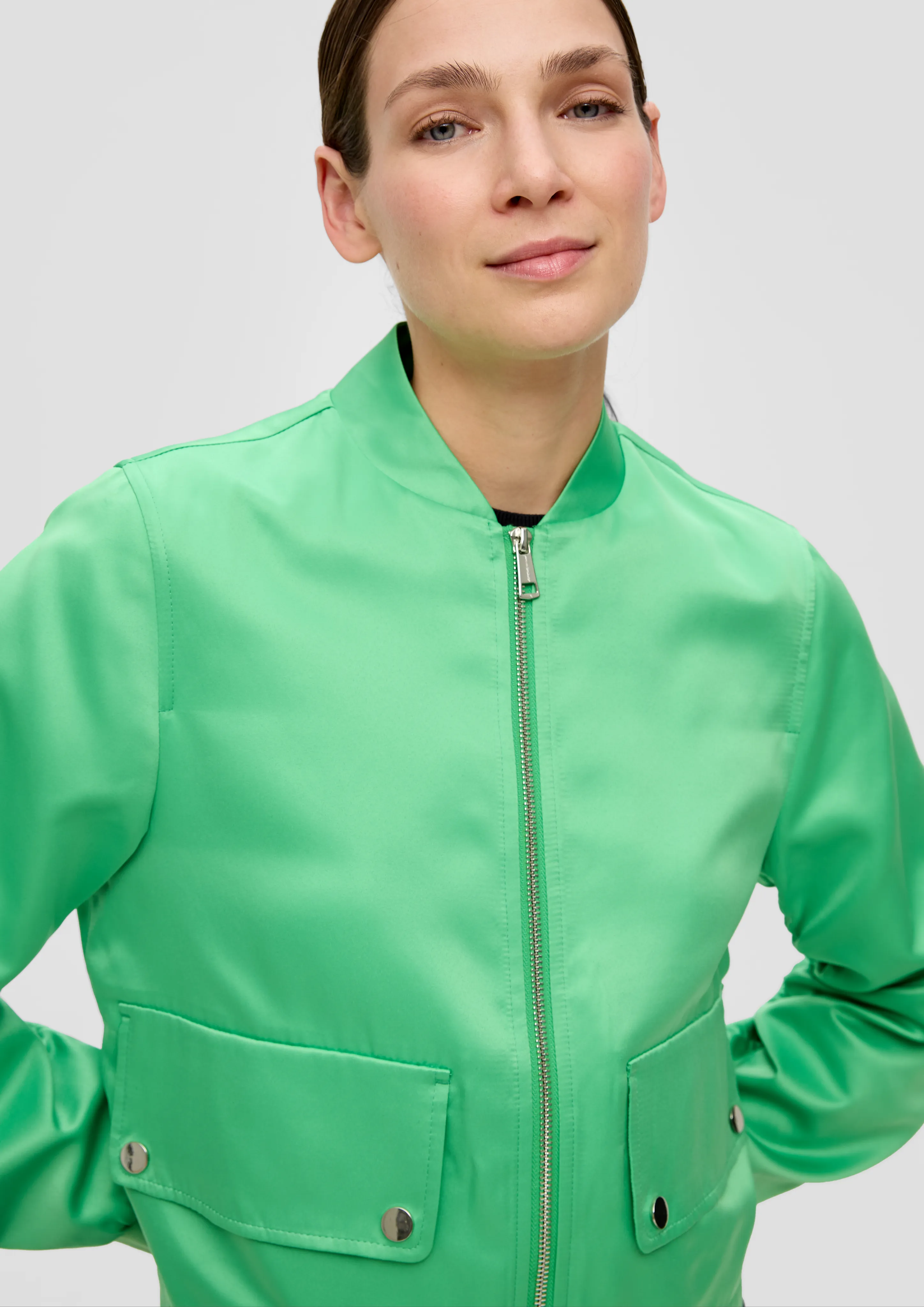 Blouson en satin