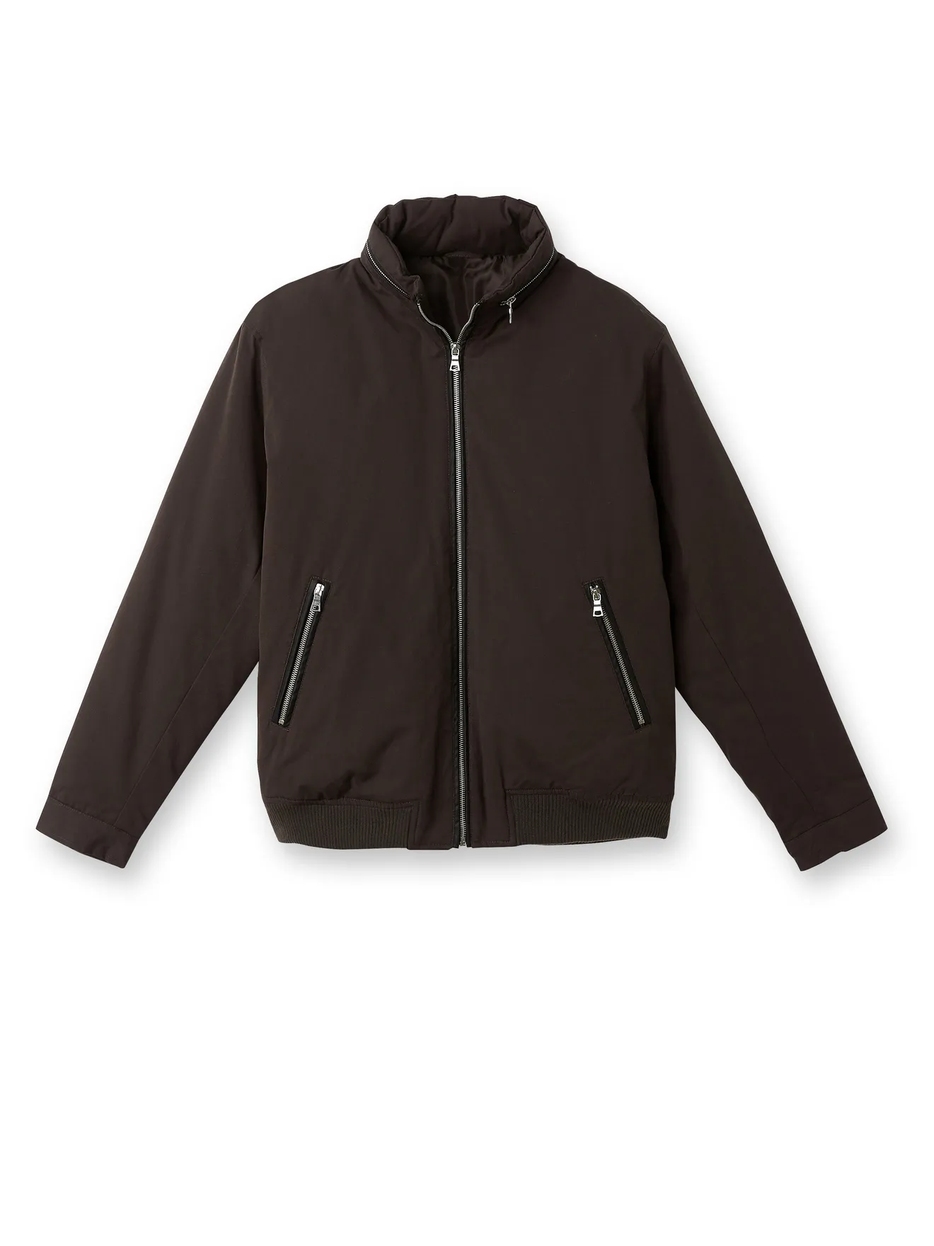 Blouson zippé pur coton déperlant