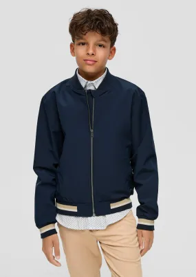 Blouson à détails rayés et doublure légère