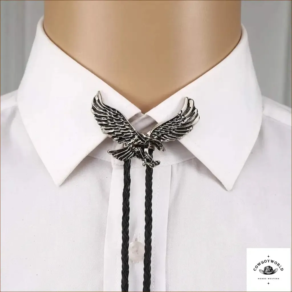 Bolo Tie Western Motif Aigle