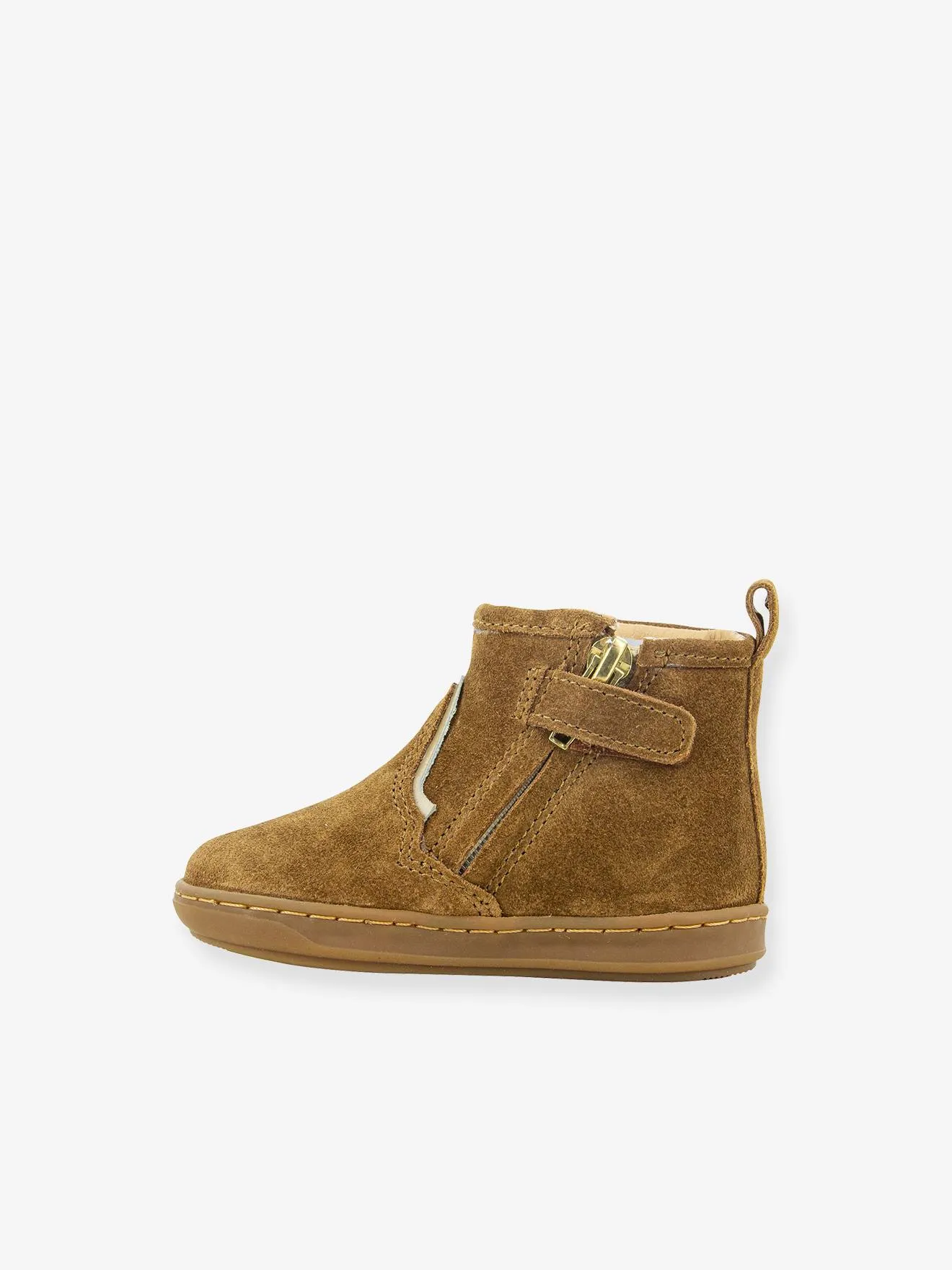 Boots bébé Bouba Joy Velours Glitter SHOO POM® camel - Shoo Pom