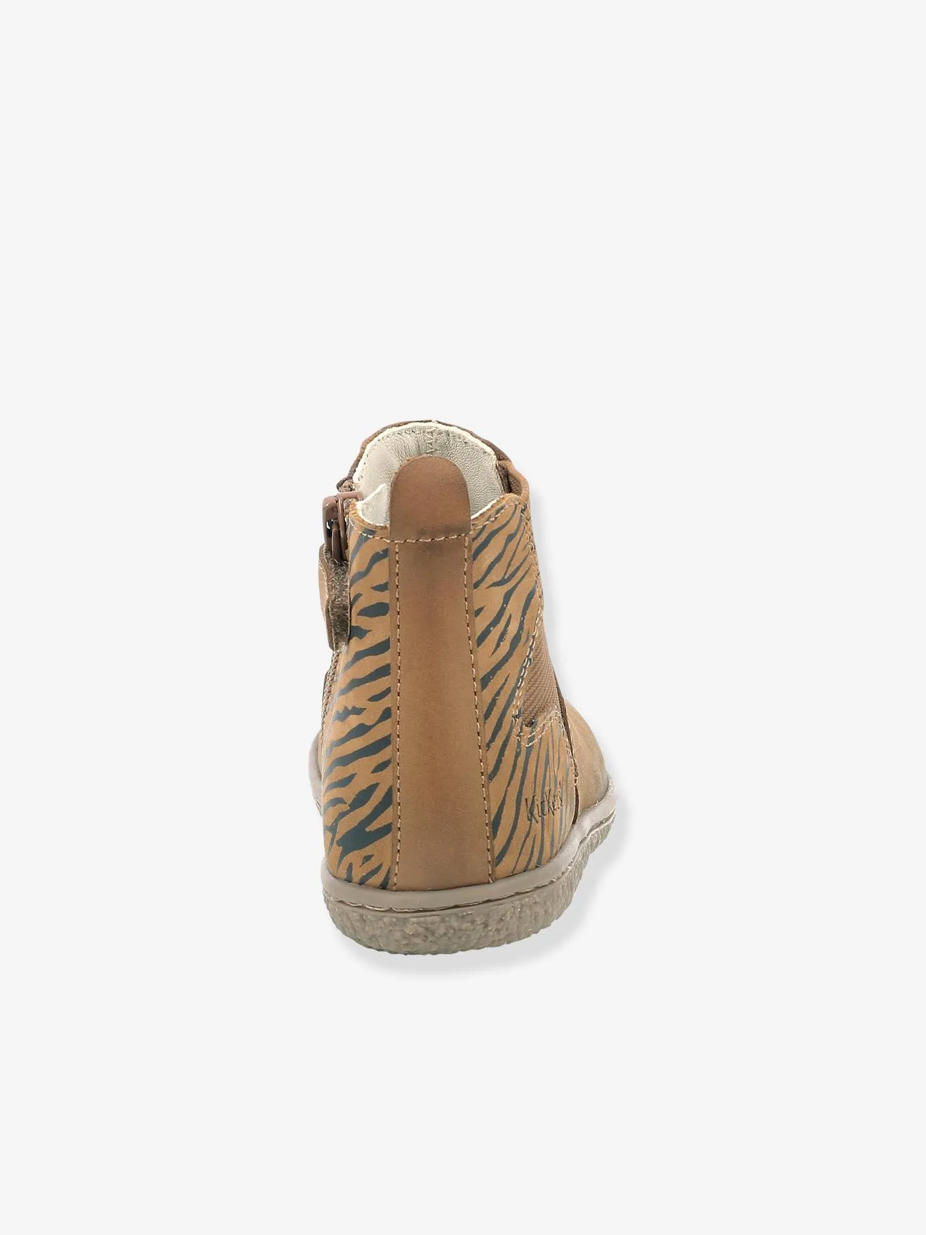 Boots fille Vermillon KICKERS® camel zèbre - Kickers