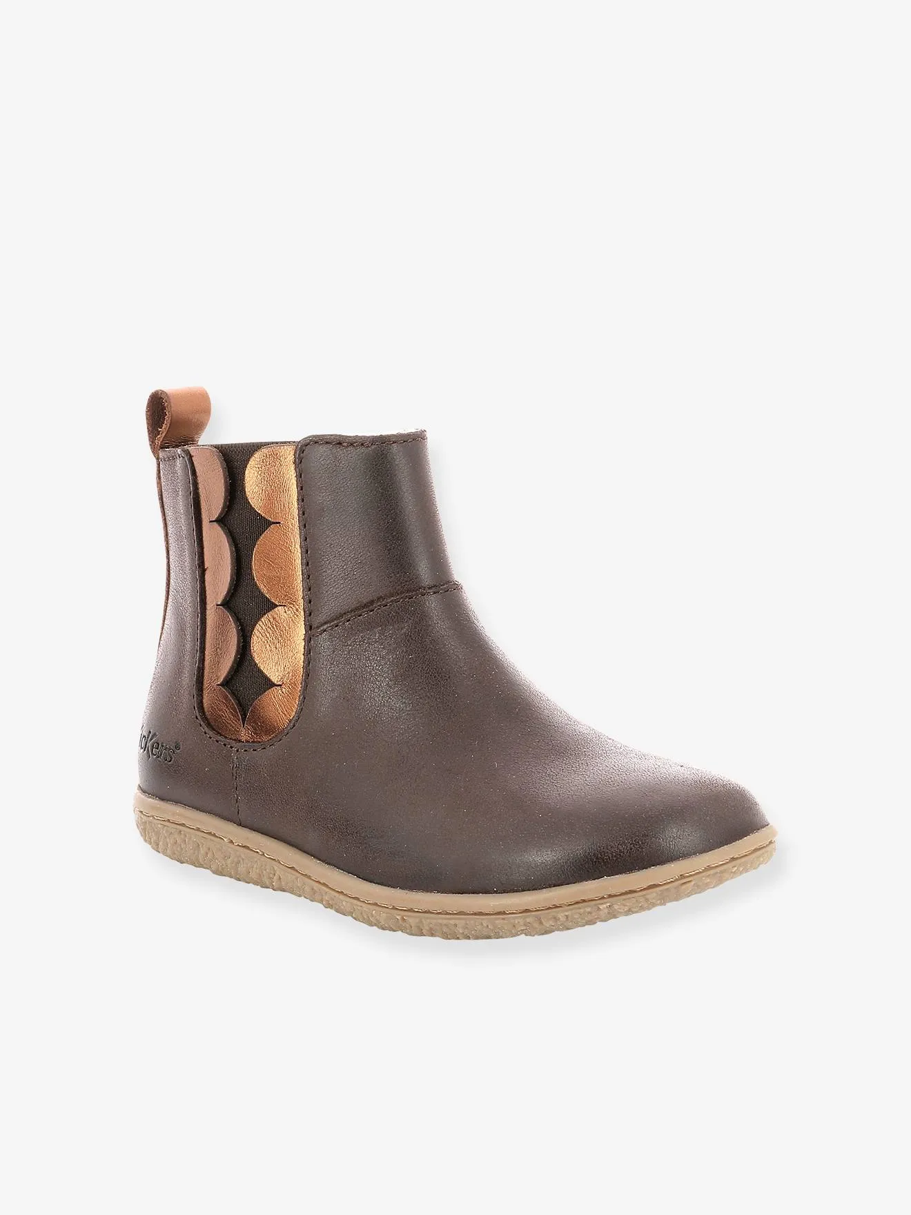 Boots fille Vetudi KICKERS® camel or - Kickers