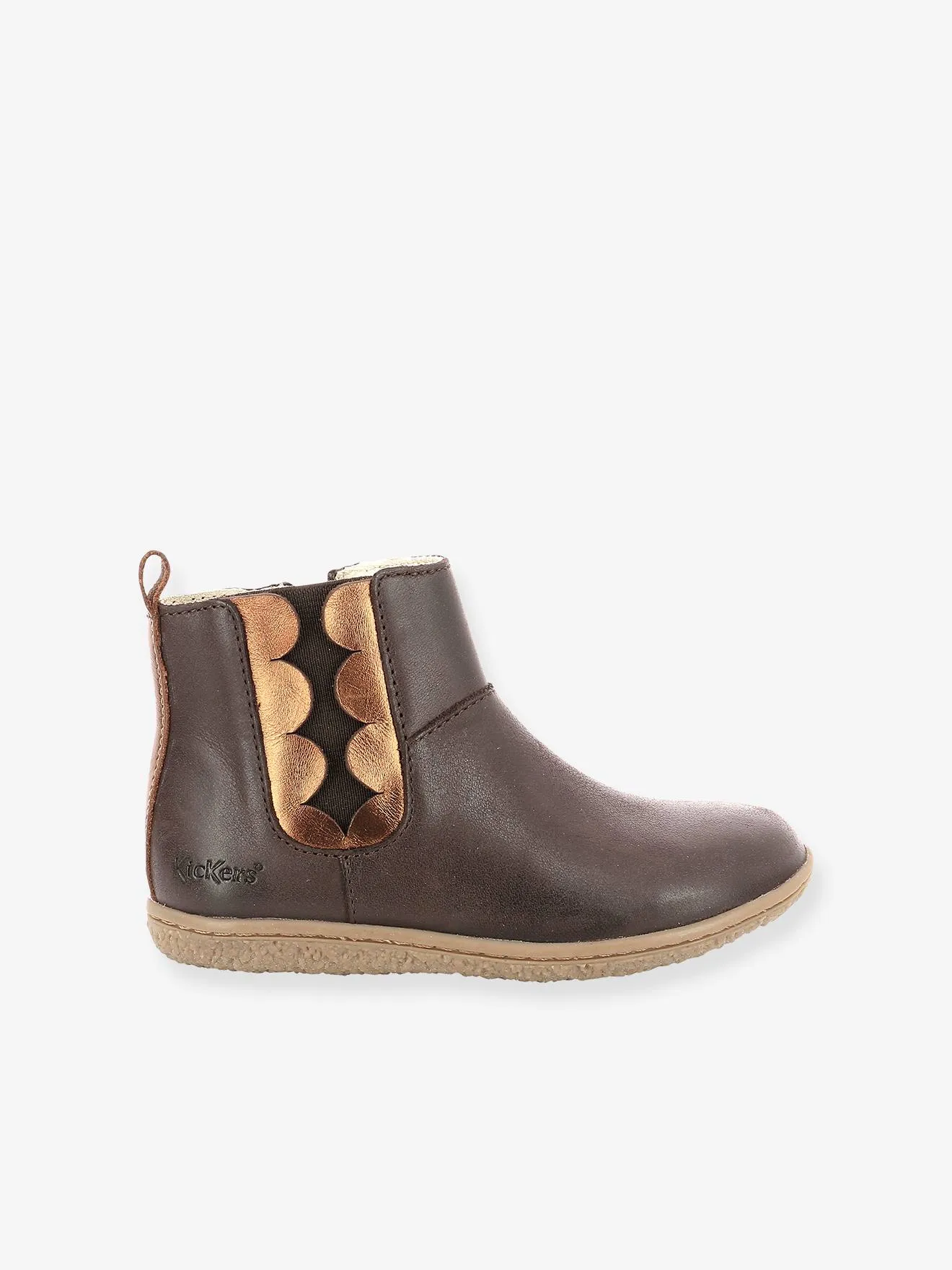 Boots fille Vetudi KICKERS® camel or - Kickers