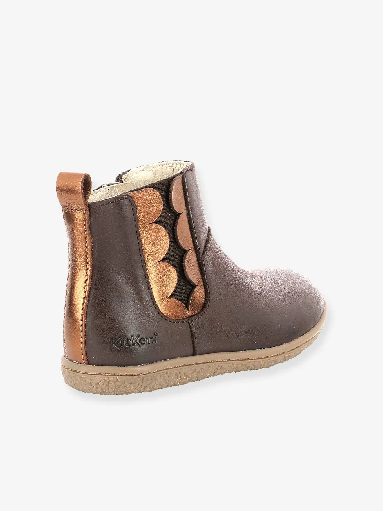 Boots fille Vetudi KICKERS® camel or - Kickers