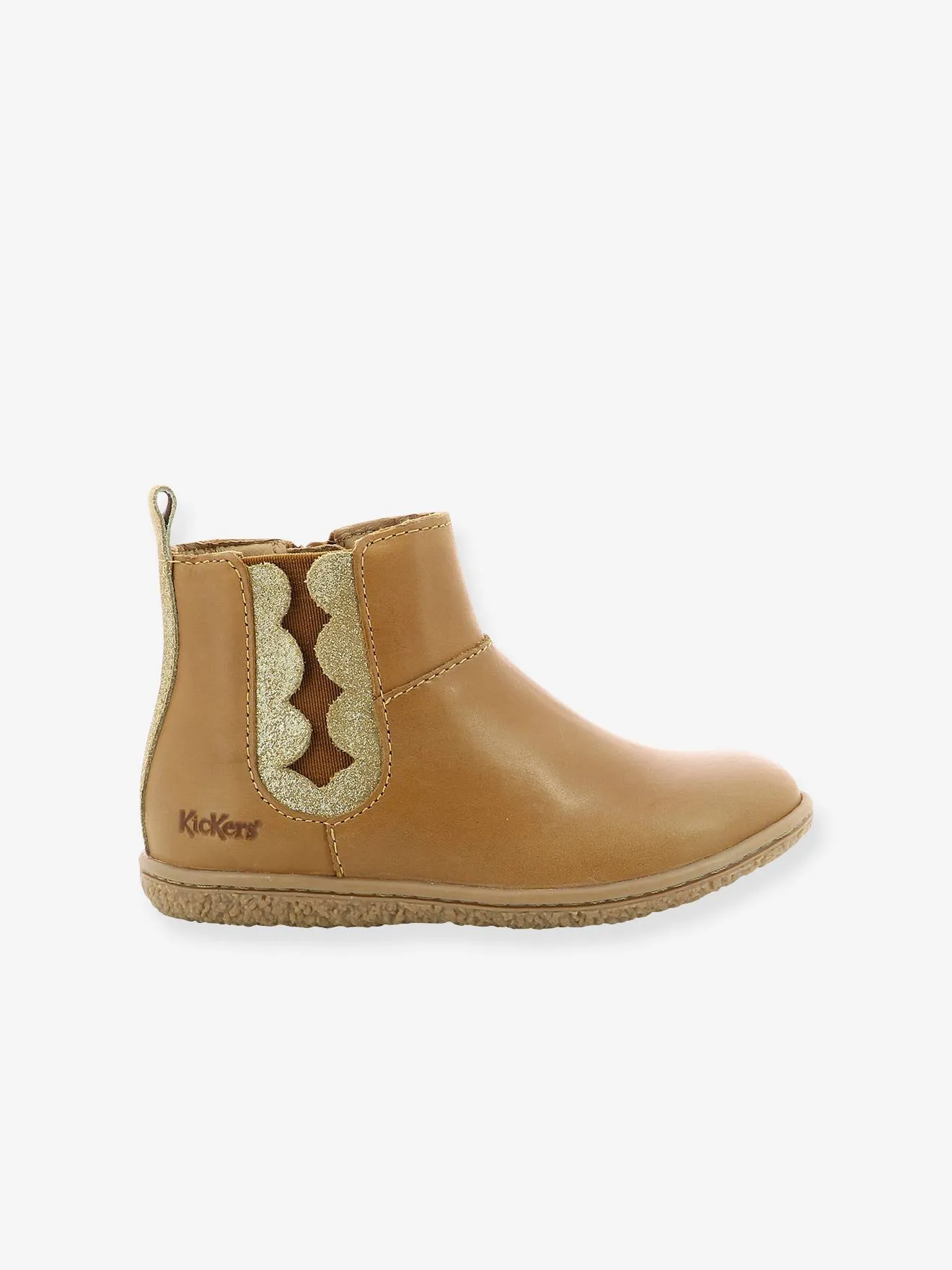 Boots fille Vetudi KICKERS® camel or - Kickers