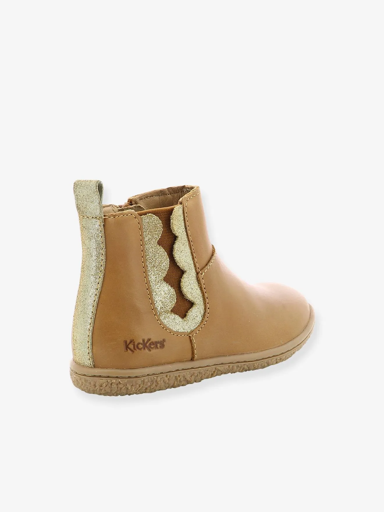 Boots fille Vetudi KICKERS® camel or - Kickers