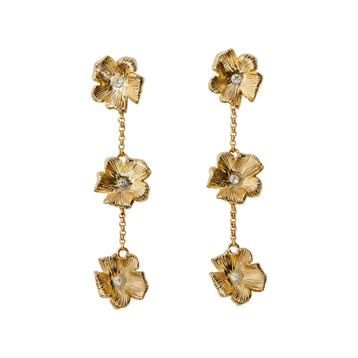 BOUCLES D'OREILLES FLEURS - MAJE pour FEMME | Printemps