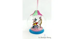 Boule Noël Lapin Blanc Alice au pays des Merveilles Disneyland Paris Disney ornement suspension verre