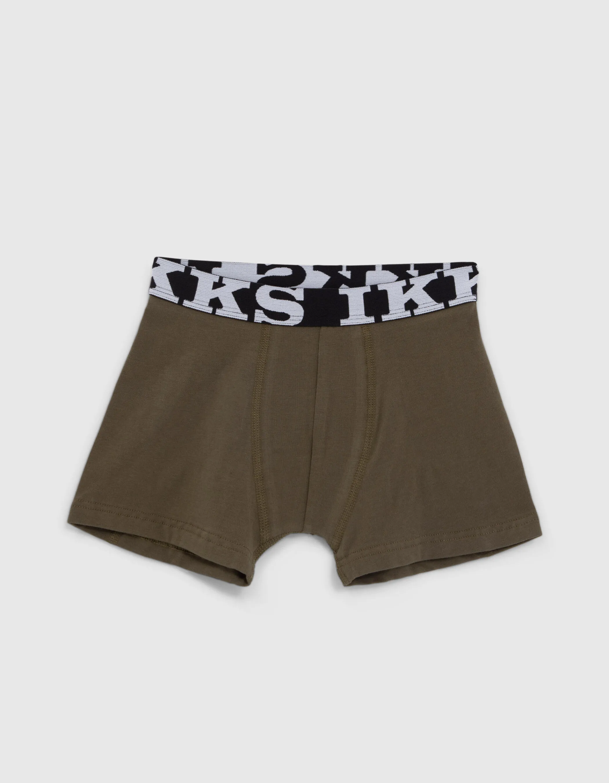 Boxers noir et kaki garçon