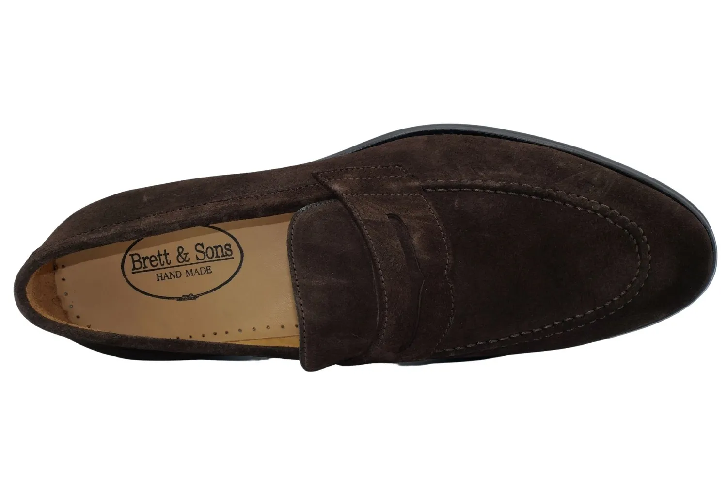 Brett and sons mocassin 4418 moc buck marron