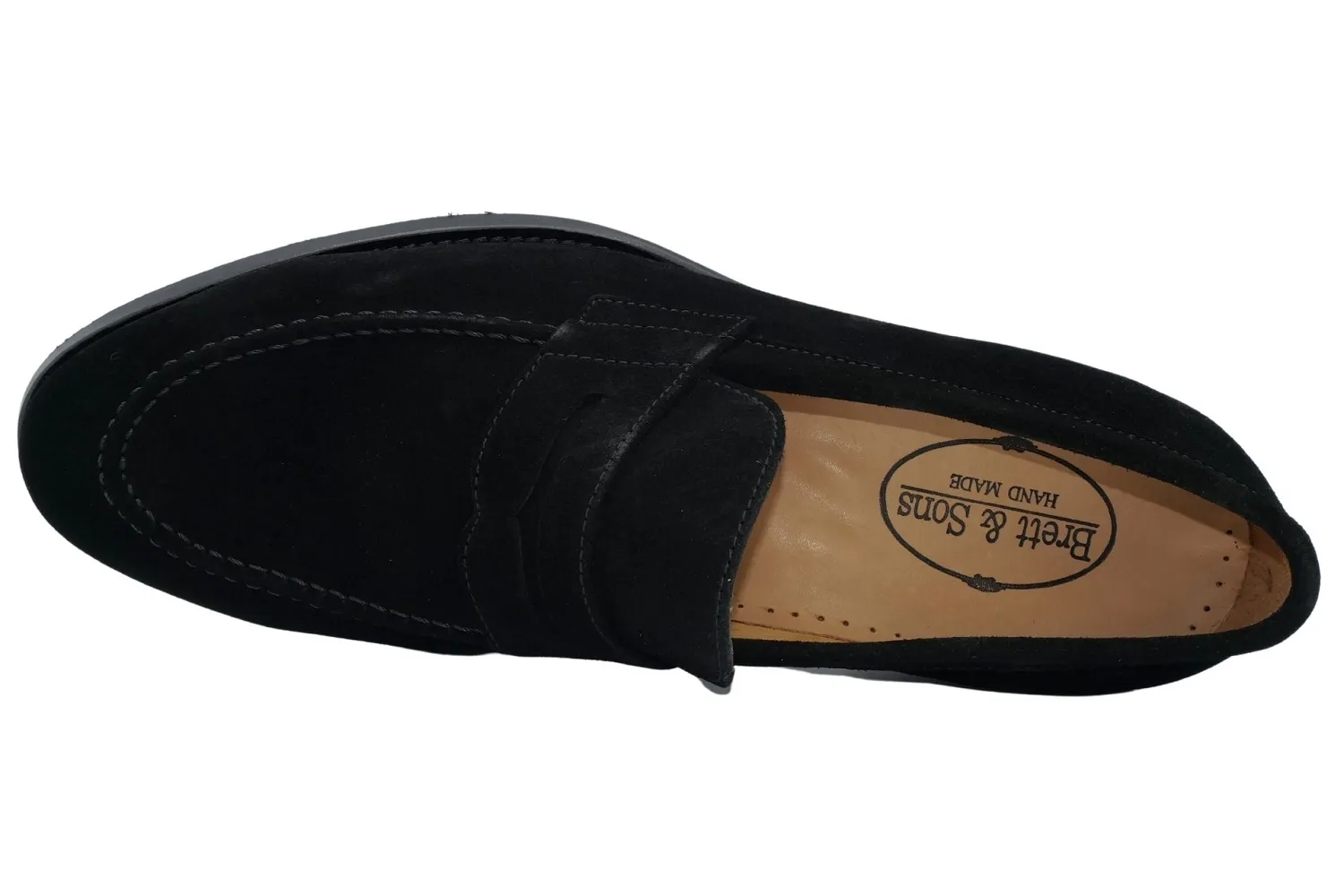 Brett and sons mocassin 4418 moc velours noir