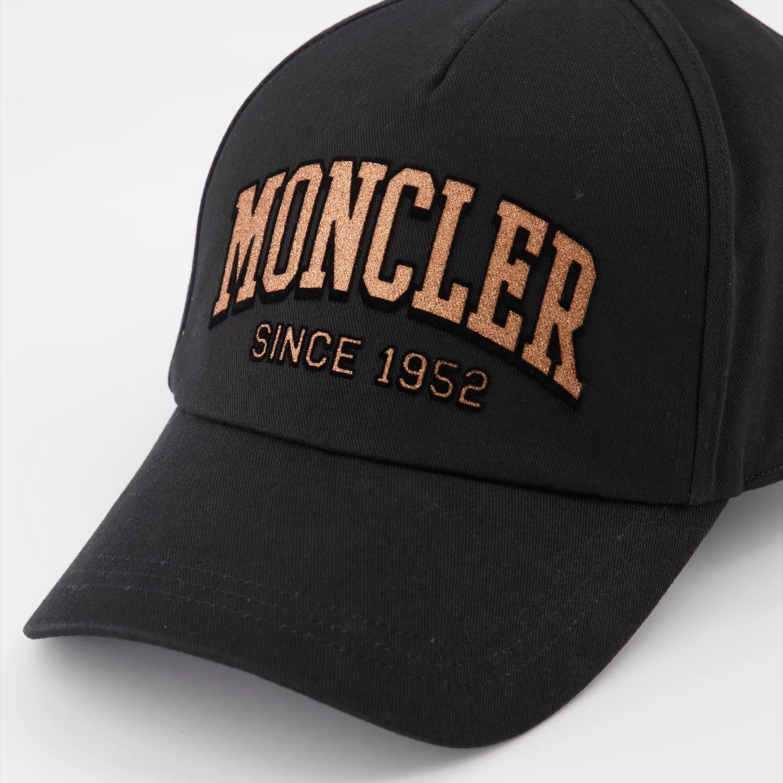 Casquette Since 1952 Moncler pour Homme Noir