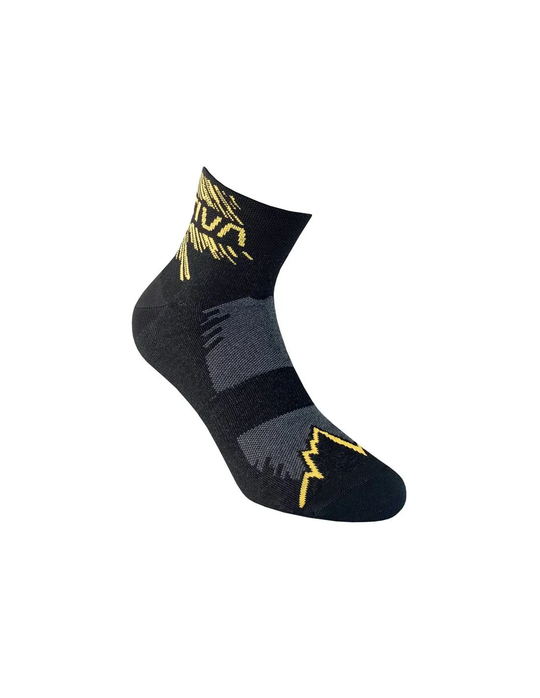 Chaussettes de Running La Sportiva Fast Running Noir/Jaune