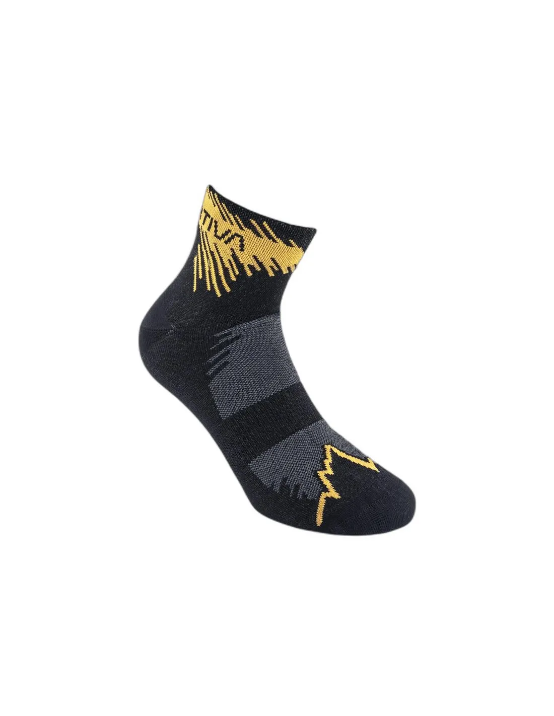 Chaussettes de Running La Sportiva Fast Running Noir/Jaune