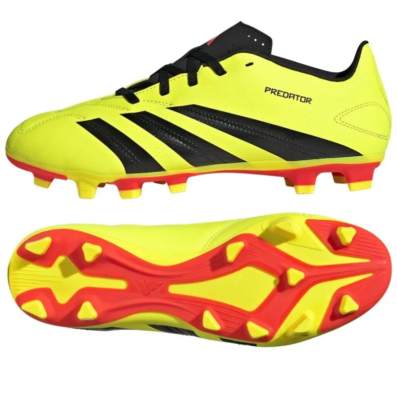 Chaussures de football Adidas Predator Club FxG M IG7757 jaune