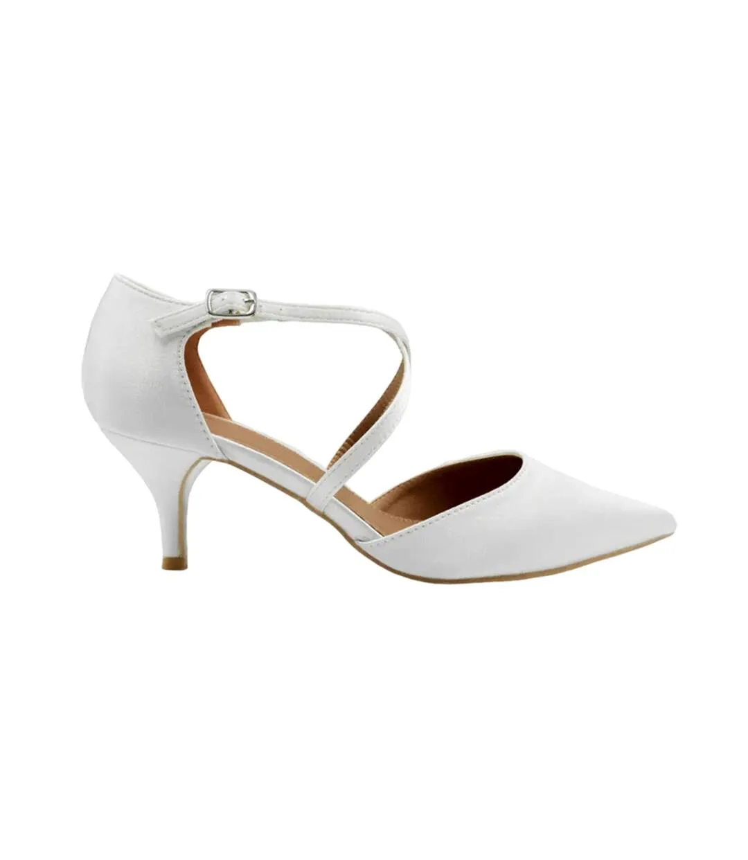 Chaussures kennedi femme blanc cassé Where´s That From