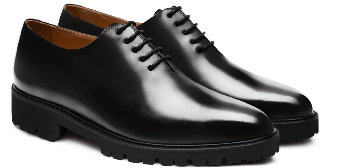 Chaussures Richelieu Chaussures hommes pour smoking en cuir noir