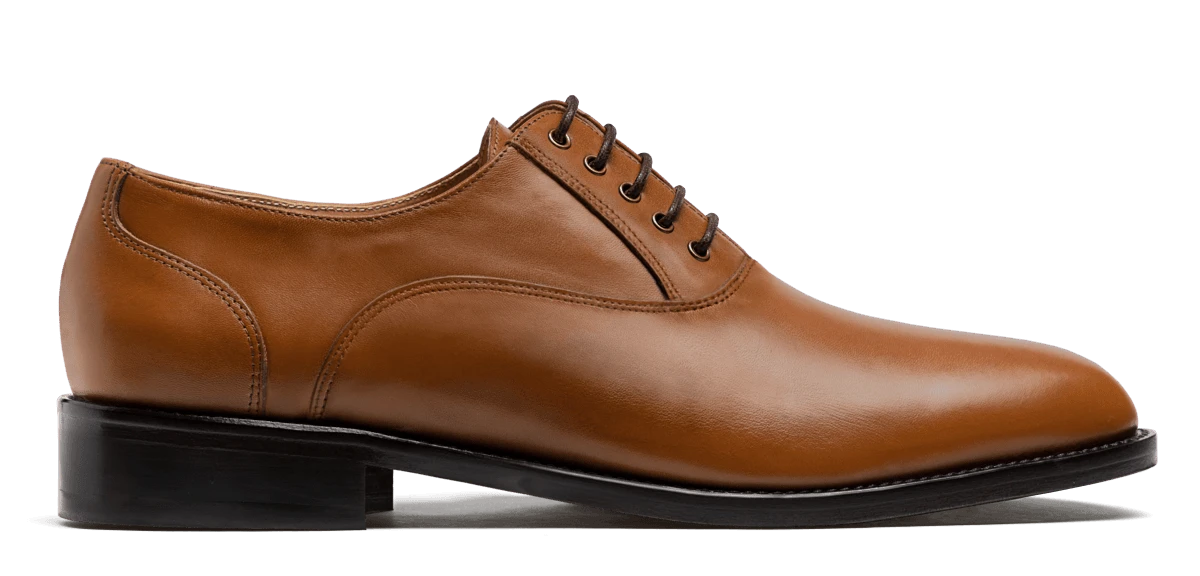 Chaussures Richelieu en cuir marron