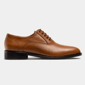 Chaussures Richelieu en cuir marron