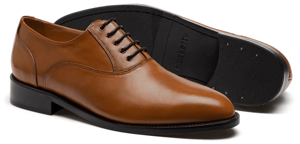 Chaussures Richelieu en cuir marron