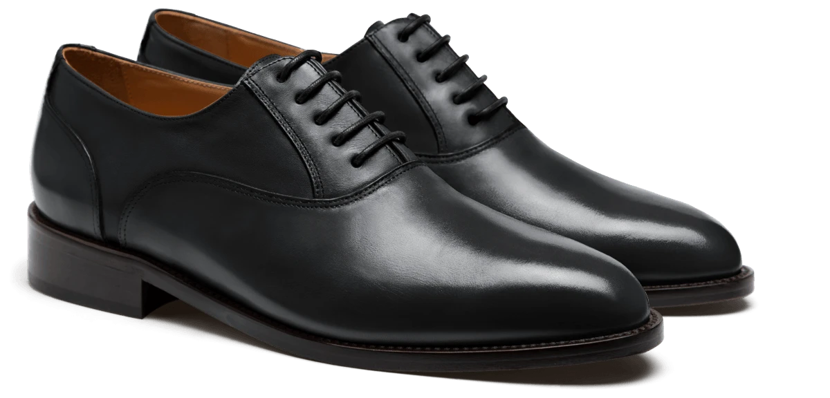 Chaussures Richelieu en cuir noir