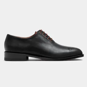 Chaussures Richelieu whole-cut en cuir bordeaux