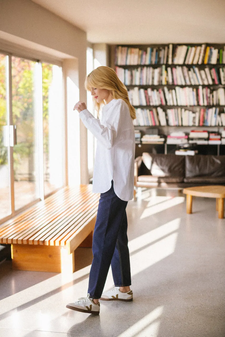 CHEMISE BLANCHE SIGRID en coton biologique