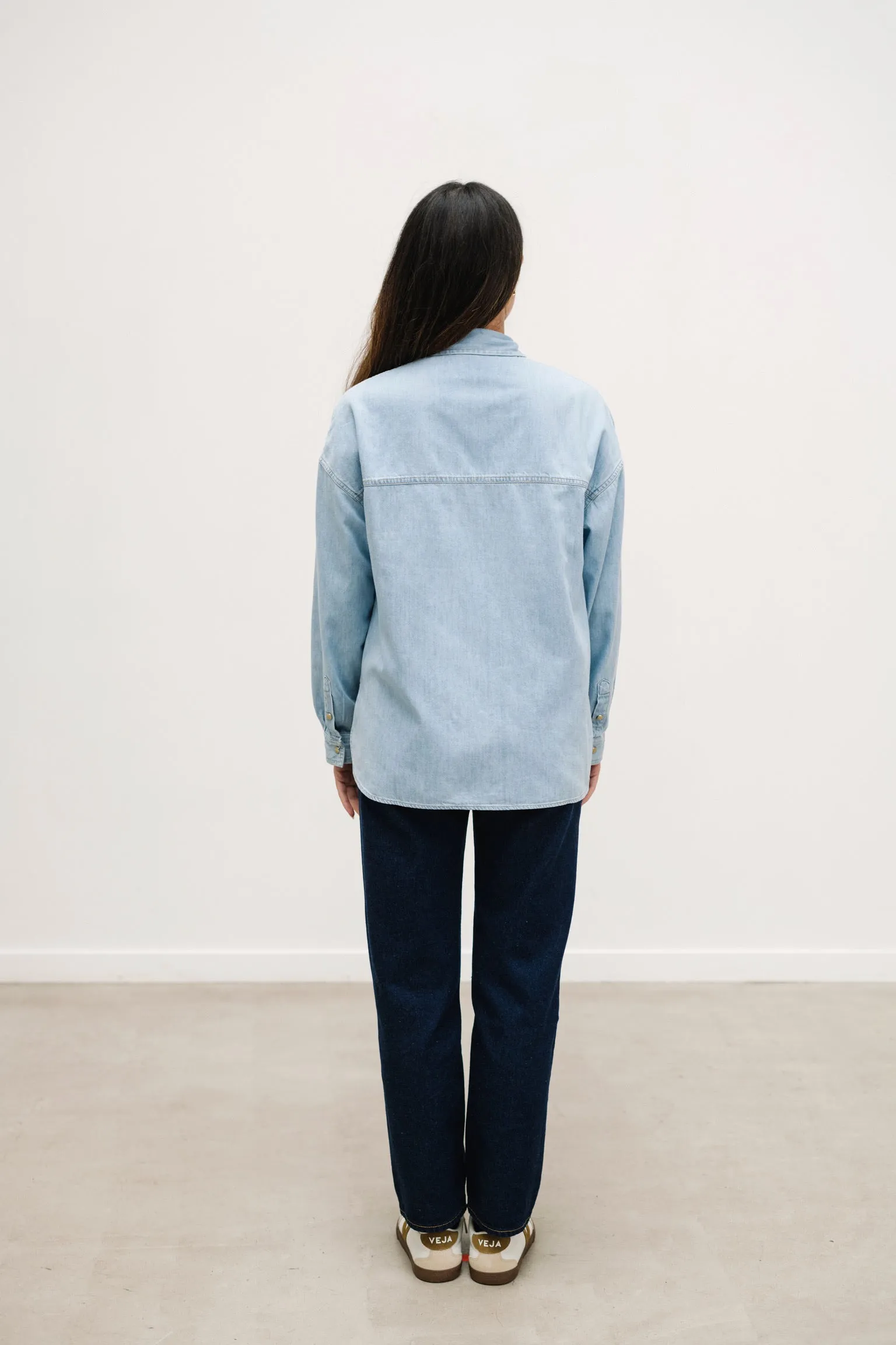 CHEMISE EN JEAN SUSAN en coton régénératif