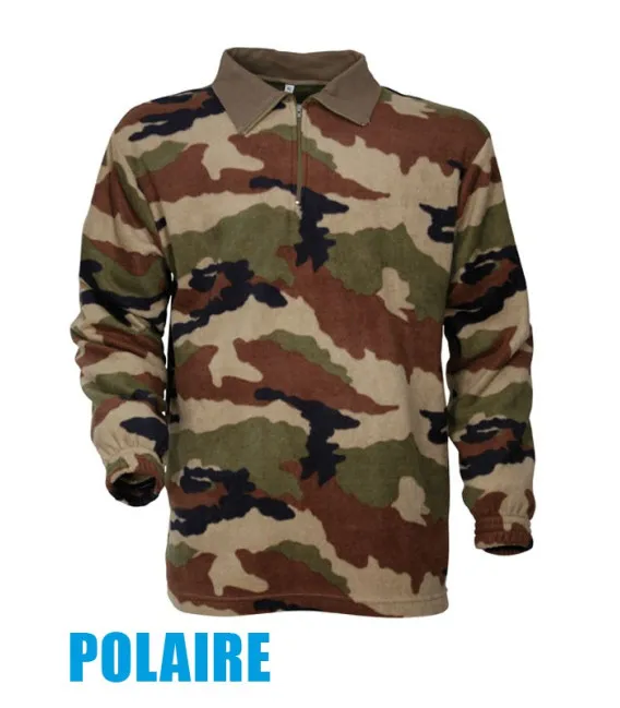 Chemise F1 Camouflage en Polaire 