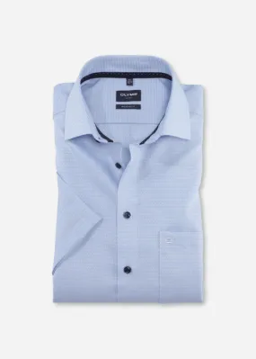 Chemise manches courtes OLYMP bleue