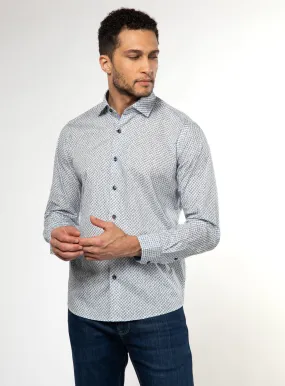 Chemise satinée à imprimé trifecta