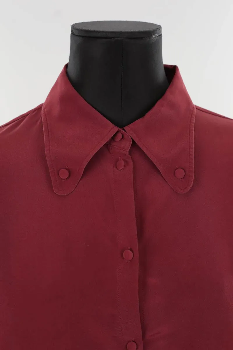 Chemise  The Kooples rouge. Matière principale synthétique. Taille 42.