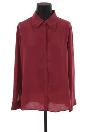 Chemise  The Kooples rouge. Matière principale synthétique. Taille 42.