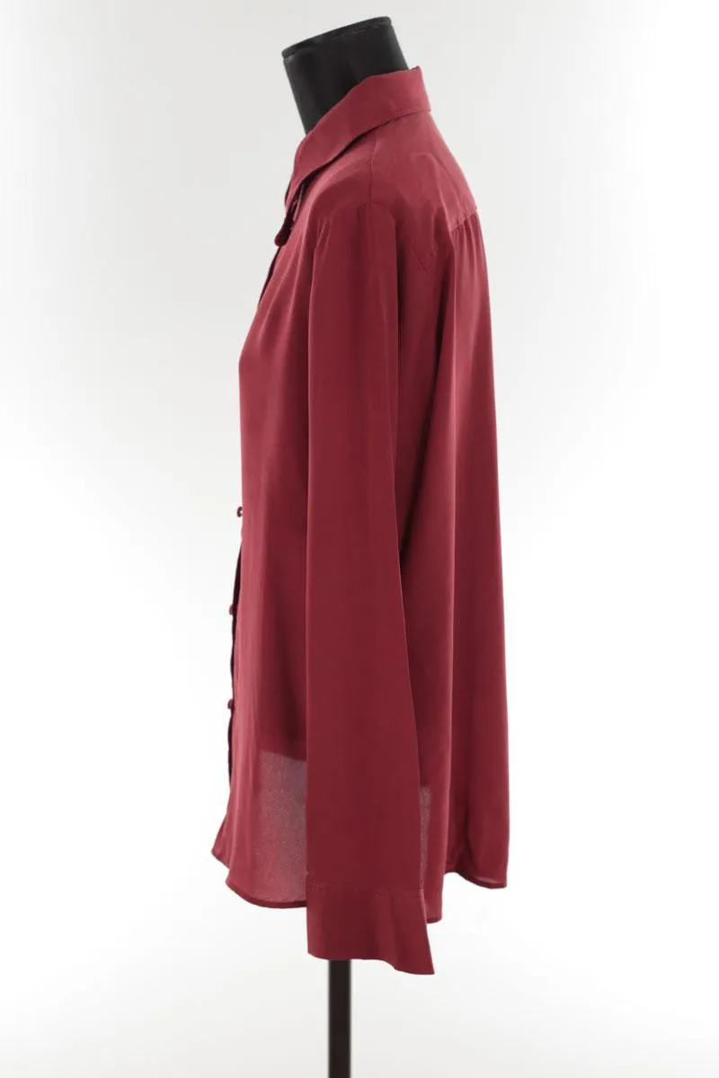 Chemise  The Kooples rouge. Matière principale synthétique. Taille 42.