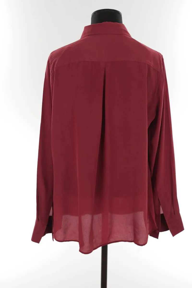 Chemise  The Kooples rouge. Matière principale synthétique. Taille 42.