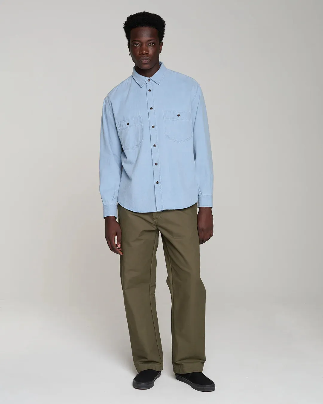 Chemise Worker - Bleu Denim