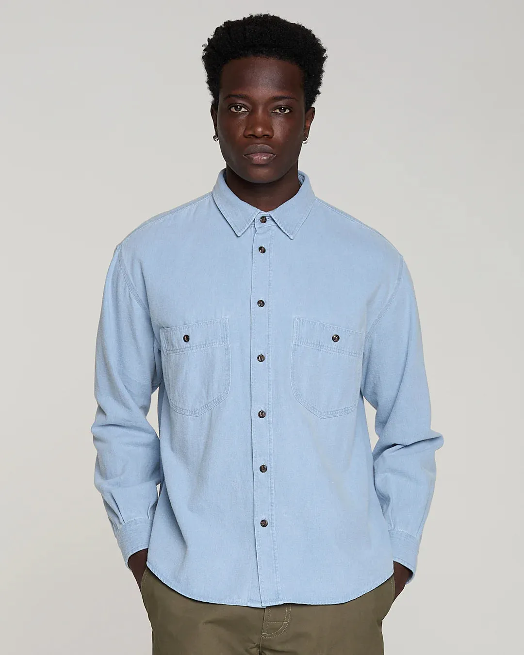 Chemise Worker - Bleu Denim