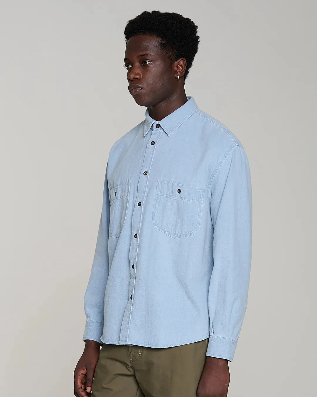 Chemise Worker - Bleu Denim