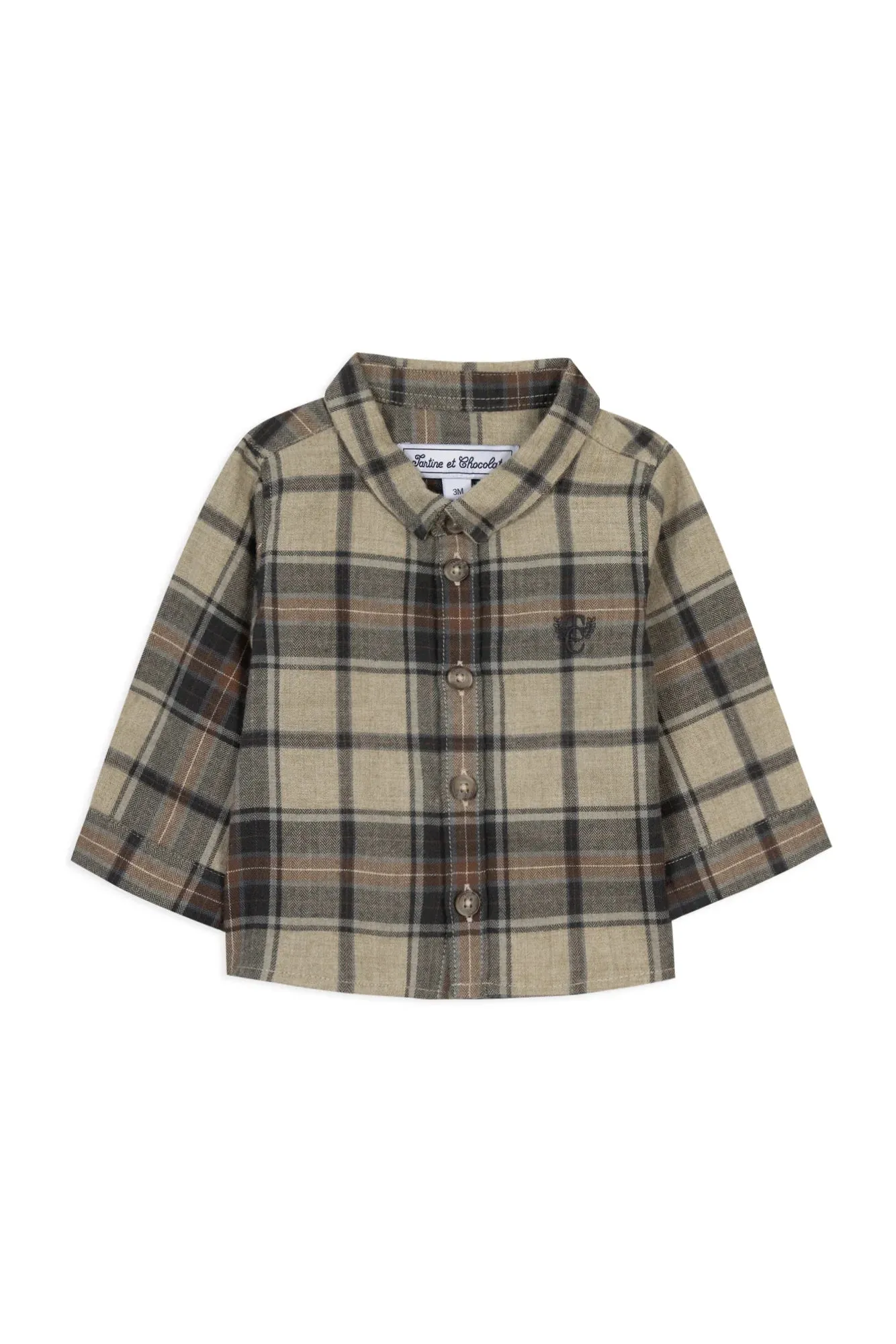 Chemise à carreaux babyboy Tartine et chocolat H24